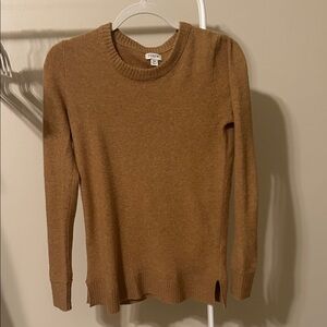J. Crew Women's Tan Crew Neck Sweater